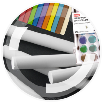 Kreide, Farben und Plastilin