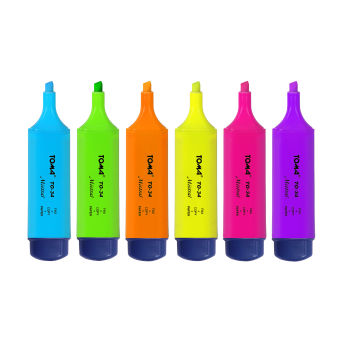 TO-334 ZAKREŚLACZ TEKSTU MISTRAL NEON ZESTAW 6 KOLORÓW