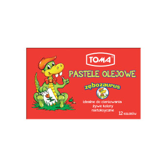 TO-584 PASTELE OLEJOWE ZĘBOZAURUS