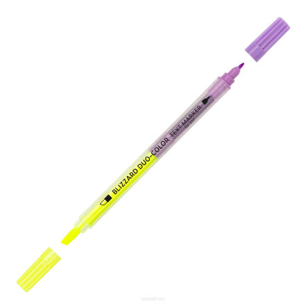 Blizzard duo-color two-sided text highlighter
