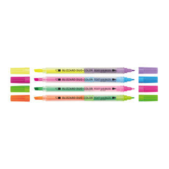 Blizzard duo-color two-sided text highlighter