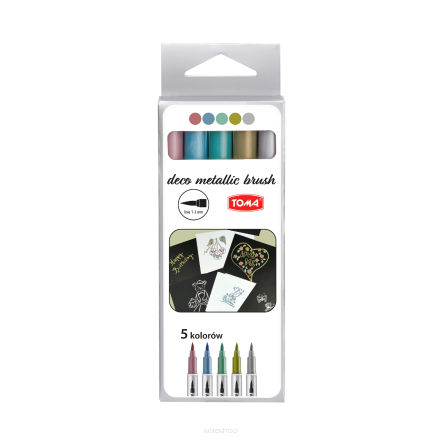 TO-325 MARKERY PERMANENTNE DECOMETALIC BRUSH