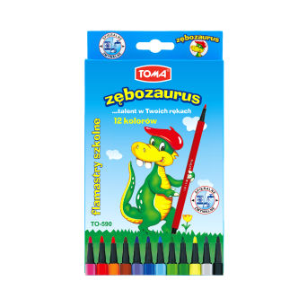 TO-590 FLAMASTRY SPIERALNE ZĘBOZAURUS
