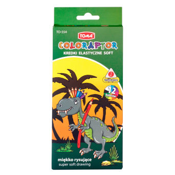 TO-554 KREDKI ELASTYCZNE TRÓJKĄTNE COLORAPTOR