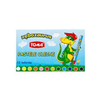 TO-581 KREDKI PASTELOWE OLEJNE ZĘBOZAURUS