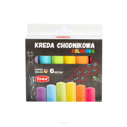 TO OM 801KREDA CHODNIKOWA KOLOROWA