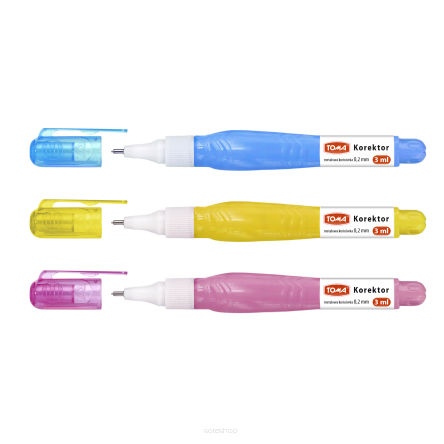 TO-013 KOREKTOR MINI W PŁYNIE Z METALOWĄ KOŃCÓWKĄ