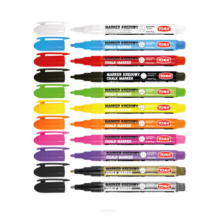 TO-293 Kreidemarker FINE – Nass abwischbar, Rundspitze 1,5 mm