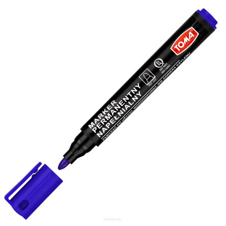 Refillable Permanent Marker ROUND TIP 