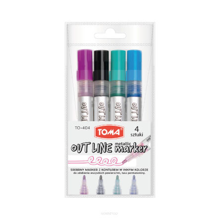 TO-404 OUTLINE MARKER ZESTAW STANDARD 4 KOLORY