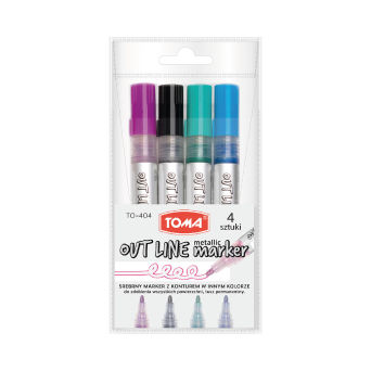 TO-404 OUTLINE MARKER ZESTAW STANDARD 4 KOLORY